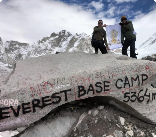 Amber Thapa at Everest