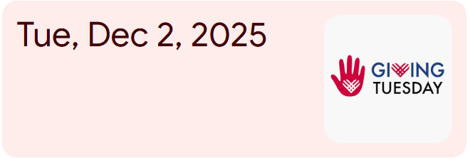 Giving Tuesday 2025